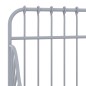 Giroletto Estendibile Grigio in Metallo 80x130/200 cm