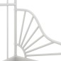 Giroletto Estendibile Bianco in Metallo 80x130/200 cm Giroletto Estendibile Bianco in Metallo 80x130/200 cm