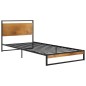 vidaXL Giroletto in Metallo 90x200 cm