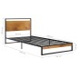 vidaXL Giroletto in Metallo 90x200 cm