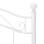Giroletto Bianco in Metallo 90x200 cm