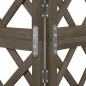 Graticcio Angolare Grigio 50x50x145 cm Legno Massello di Abete Graticcio Angolare Grigio 50x50x145 cm Legno Massello di Abete