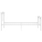 Giroletto con Motivo Calcio in Metallo Bianco 90x200 cm Giroletto con Motivo Calcio in Metallo Bianco 90x200 cm