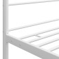 Letto a Baldacchino Bianco in Metallo 160x200 cm Letto a Baldacchino Bianco in Metallo 160x200 cm