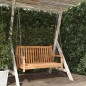 Dondolo da Giardino in Legno Massello di Teak 114x60x64 cm Dondolo da Giardino in Legno Massello di Teak 114x60x64 cm
