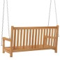 Dondolo da Giardino in Legno Massello di Teak 114x60x64 cm Dondolo da Giardino in Legno Massello di Teak 114x60x64 cm