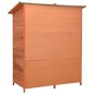 vidaXL Capanno Attrezzi da Giardino 140x75x160 cm in Massello di Abete