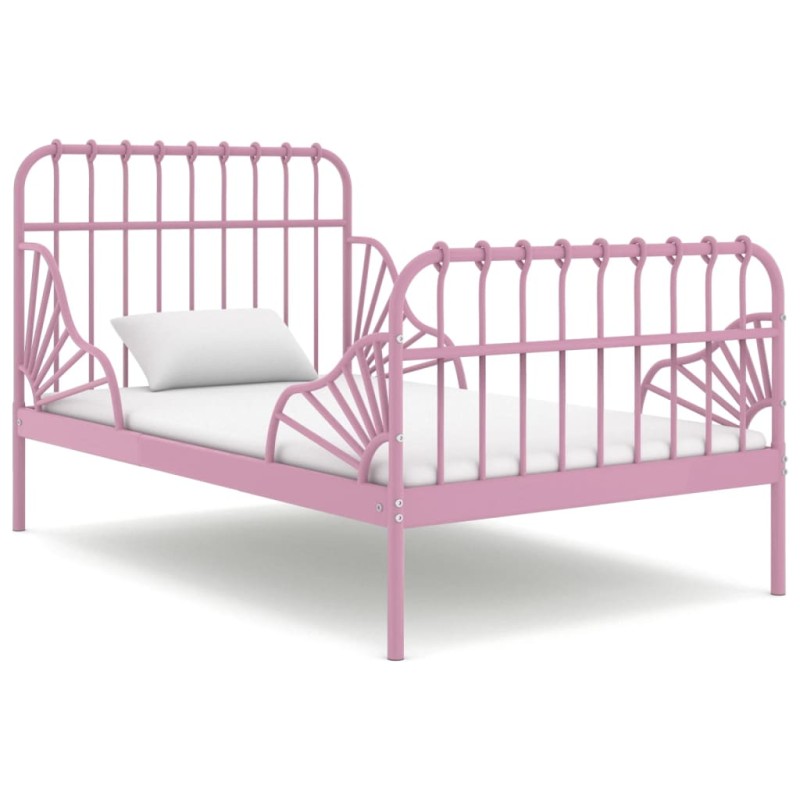 Giroletto Estendibile Rosa in Metallo 80x130/200 cm Giroletto Estendibile Rosa in Metallo 80x130/200 cm