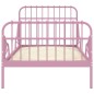 Giroletto Estendibile Rosa in Metallo 80x130/200 cm Giroletto Estendibile Rosa in Metallo 80x130/200 cm