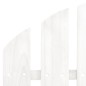 Sedia Adirondack da Giardino con Tavolo Abete Massello Bianco Sedia Adirondack da Giardino con Tavolo Abete Massello Bianco