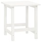 Sedia Adirondack da Giardino con Tavolo Abete Massello Bianco Sedia Adirondack da Giardino con Tavolo Abete Massello Bianco