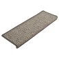 Tappetini Autoadesivi per Scale 15 pz 65x21x4 cm Grigi e Beige Tappetini Autoadesivi per Scale 15 pz 65x21x4 cm Grigi e Beige