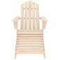 Sedia Adirondack con Poggiapiedi e Tavolo Massello di Abete Sedia Adirondack con Poggiapiedi e Tavolo Massello di Abete