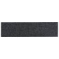 Tappeti Adesivi Rettangolari per Scale 15 pz 76x20 cm Grigio