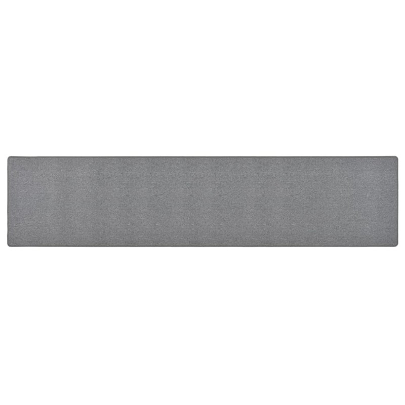 vidaXL Tappeto Corsia Grigio Scuro 50x250 cm vidaXL Tappeto Corsia Grigio Scuro 50x250 cm