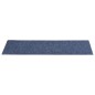 Tappeti Adesivi Rettangolari per Scale 15 pz 76x20cm Blu Grigio