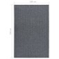 vidaXL Tappeto Corsia Acchiappa Polvere 100x150 cm Grigio