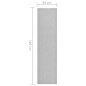 Tappeto Corsia Grigio Chiaro 80x300 cm Tappeto Corsia Grigio Chiaro 80x300 cm