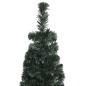 vidaXL Albero Natale Artificiale Sottile Supporto 120 cm Fibra Ottica vidaXL Albero Natale Artificiale Sottile Supporto 120 cm Fibra Ottica