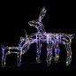 Decorazioni di Natale a Forma di Renne 3 pz 229 LED