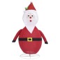 Figura Decorativa Babbo Natale con LED Tessuto Lusso 90 cm Figura Decorativa Babbo Natale con LED Tessuto Lusso 90 cm