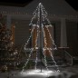 Albero di Natale a Cono 300 LED per Interni Esterni 120x220 cm Albero di Natale a Cono 300 LED per Interni Esterni 120x220 cm