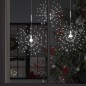 Luci di Natale Fuochi Artificio 10pz Bianco Freddo 20cm 140 LED
