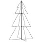 Albero di Natale a Cono 200 LED per Interni Esterni 98x150 cm Albero di Natale a Cono 200 LED per Interni Esterni 98x150 cm