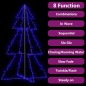 Albero di Natale a Cono 200 LED per Interni Esterni 98x150 cm Albero di Natale a Cono 200 LED per Interni Esterni 98x150 cm