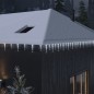 Luci Natale Ghiacciolo 40pz Bianco Freddo Acrilico Telecomando Luci Natale Ghiacciolo 40pz Bianco Freddo Acrilico Telecomando