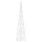 Cono di Luce LED Acrilico Decorativo Bianco Freddo 60 cm