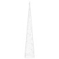 Cono di Luce LED Acrilico Decorativo Bianco Freddo 60 cm