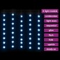 Luci Fatate a Stella a LED 200 LED Blu 8 Funzioni