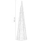 Piramide Decorativa Cono di Luce LED Acrilico Blu 60 cm Piramide Decorativa Cono di Luce LED Acrilico Blu 60 cm