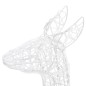 Famiglia di Renne di Natale 160 LED Bianco Freddo in Acrilico Famiglia di Renne di Natale 160 LED Bianco Freddo in Acrilico