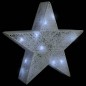 Decorazioni di Natale Stelle 3pz Bianco LED per Interni Esterni