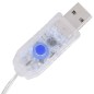 Decorazioni di Natale Stelle 3pz Bianco LED per Interni Esterni