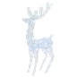 Renne di Natale XXL in Acrilico 250 LED 2pz 180cm Bianco Freddo Renne di Natale XXL in Acrilico 250 LED 2pz 180cm Bianco Freddo
