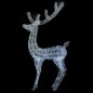 Renne di Natale XXL in Acrilico 250 LED 2pz 180cm Bianco Freddo Renne di Natale XXL in Acrilico 250 LED 2pz 180cm Bianco Freddo