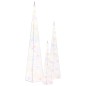 Set di Coni di Luce a LED Decorativi Multicolori 30/45/60 cm Set di Coni di Luce a LED Decorativi Multicolori 30/45/60 cm