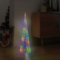 Piramide Decorativa Cono di Luce LED Acrilico Colorato 90 cm Piramide Decorativa Cono di Luce LED Acrilico Colorato 90 cm