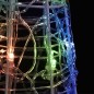 Piramide Decorativa Cono di Luce LED Acrilico Colorato 90 cm Piramide Decorativa Cono di Luce LED Acrilico Colorato 90 cm
