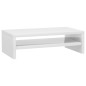Supporto per Schermo Bianco Lucido 42x24x13 cm in Truciolato Supporto per Schermo Bianco Lucido 42x24x13 cm in Truciolato