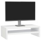 Supporto per Schermo Bianco Lucido 42x24x13 cm in Truciolato Supporto per Schermo Bianco Lucido 42x24x13 cm in Truciolato