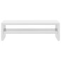 Supporto per Schermo Bianco Lucido 42x24x13 cm in Truciolato Supporto per Schermo Bianco Lucido 42x24x13 cm in Truciolato