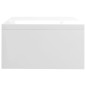 Supporto per Schermo Bianco Lucido 42x24x13 cm in Truciolato Supporto per Schermo Bianco Lucido 42x24x13 cm in Truciolato
