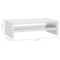 Supporto per Schermo Bianco Lucido 42x24x13 cm in Truciolato Supporto per Schermo Bianco Lucido 42x24x13 cm in Truciolato