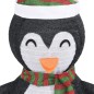Figura Decorativa Natalizia Pinguino LED Tessuto Pregiato 90 cm Figura Decorativa Natalizia Pinguino LED Tessuto Pregiato 90 cm