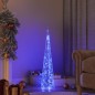 Cono di Luce LED Decorativo Acrilico Blu 90 cm Cono di Luce LED Decorativo Acrilico Blu 90 cm