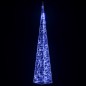 Cono di Luce LED Decorativo Acrilico Blu 90 cm Cono di Luce LED Decorativo Acrilico Blu 90 cm